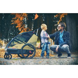 Leggero Vento R family Surf child bike trailer